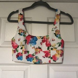 Floral crop top